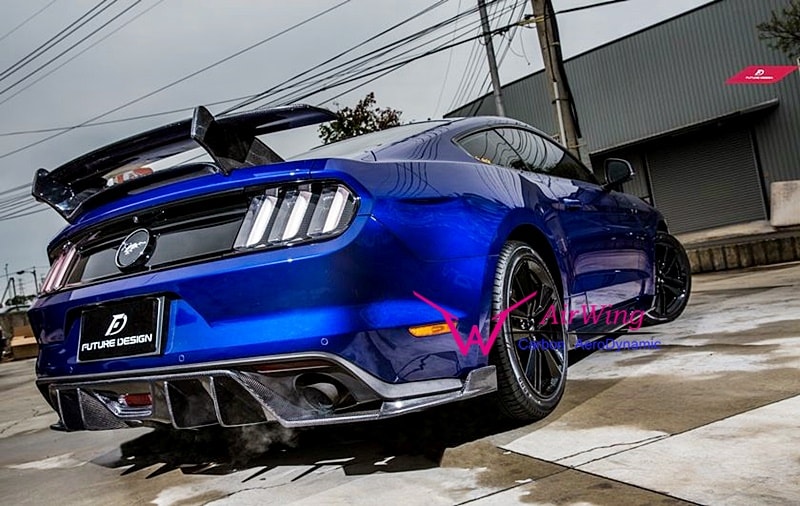 Mustang - HP style Carbon Rear Diffuser 03